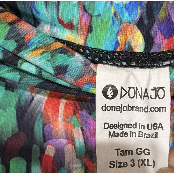 Dona Jo Skort Athletic Skirt Womens Sz 3 US XL Geometric Tennis Golf Pickle Ball - Picture 3 of 7